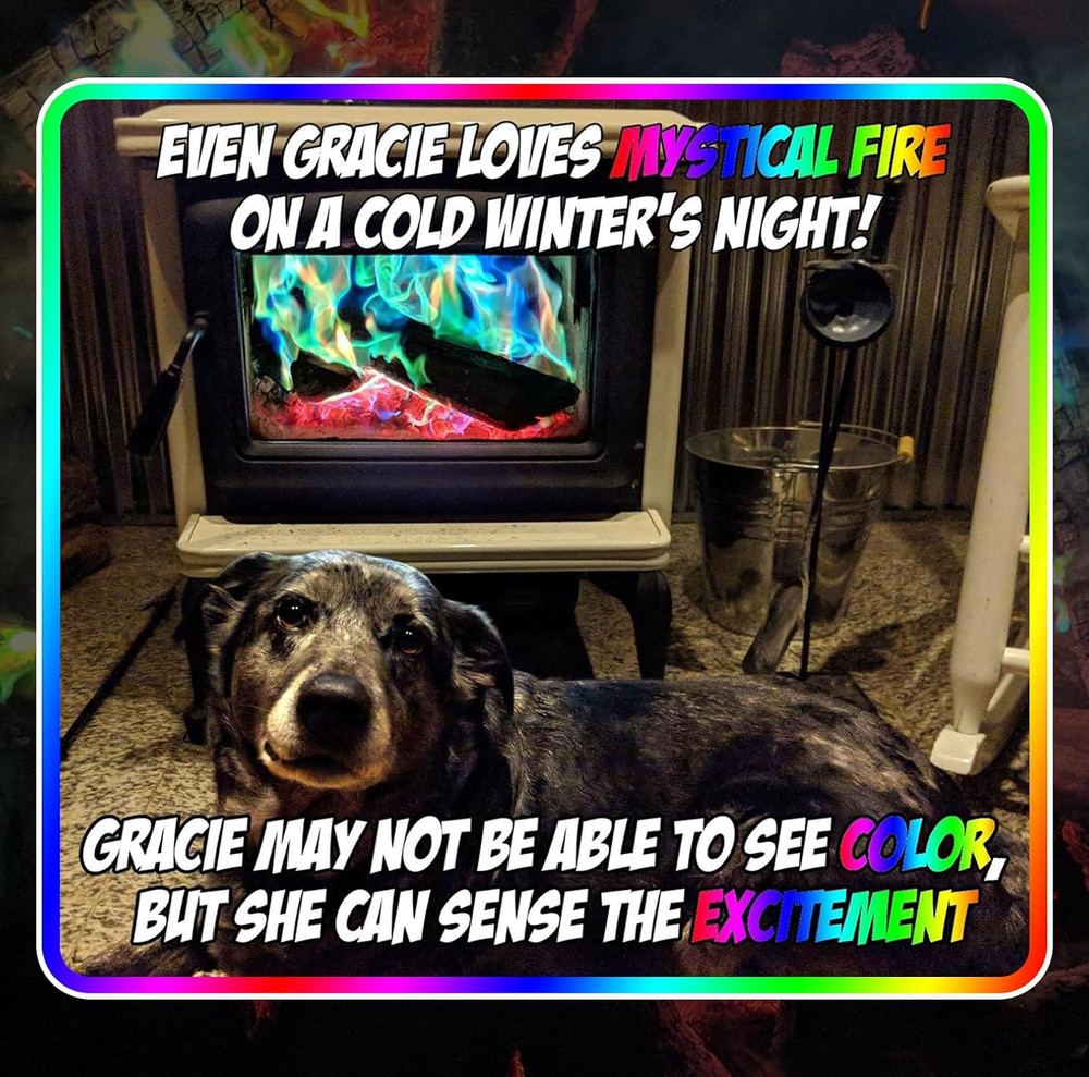 Mystical Fire Color Changing Packets Fire Pits Campfire Long-Lasting Enchanted M