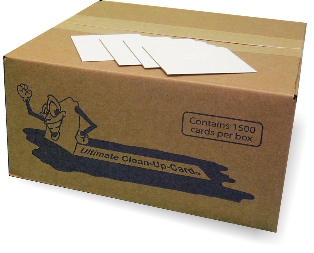 screen printing  clean up cards