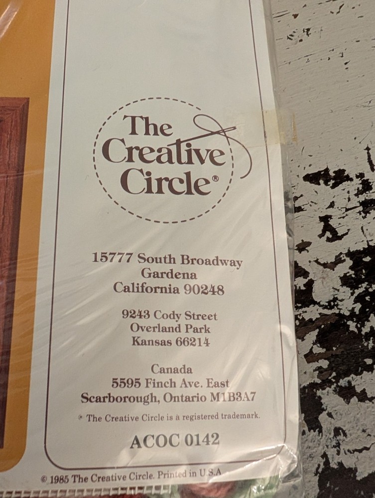 The Creative Circle Needle Point Kit Woolly Sheep #0142