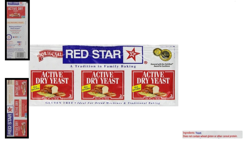 Active Dry Yeast, 3 Count