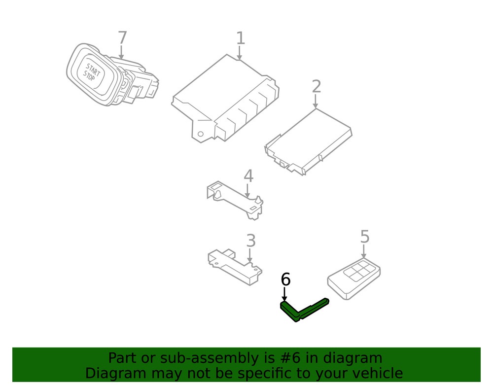Genuine Volvo Vehicle Key 31301436