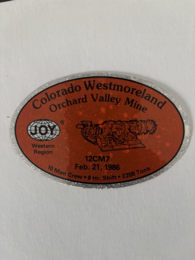 Joy Mining Sticker Nice Older One