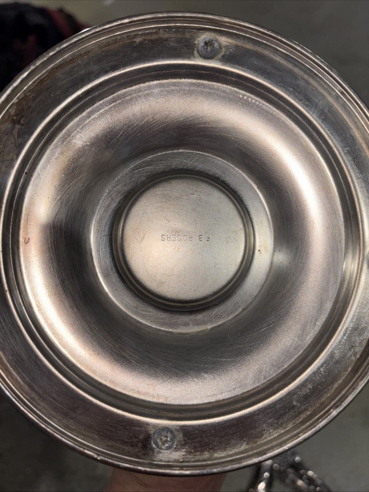 f b rogers silver co 1883 Warmer Base