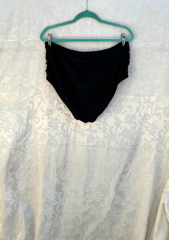 Kona Sol Size 16W-18W Black Pull on Swim Bottoms