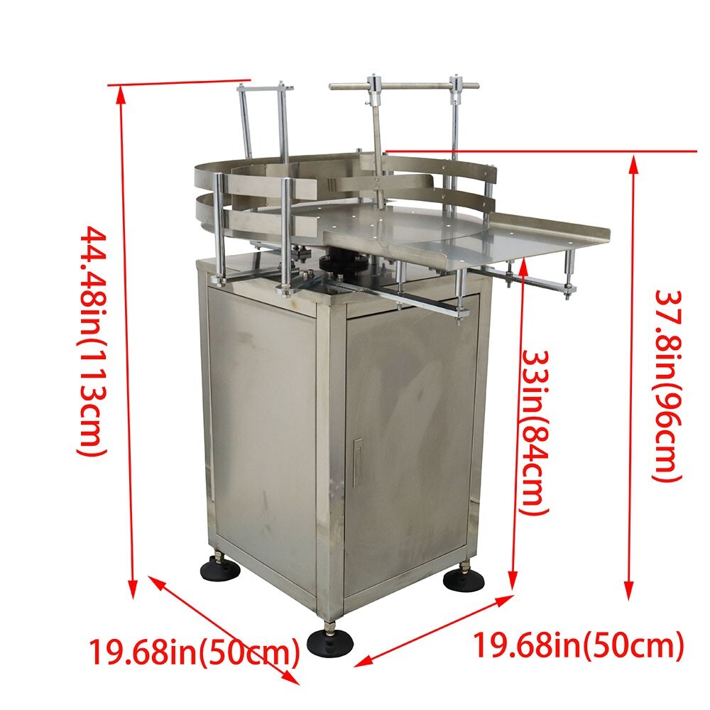 23.6"Automatic Bottle Accumulation Table Turning Table Rotary Accumulation Table