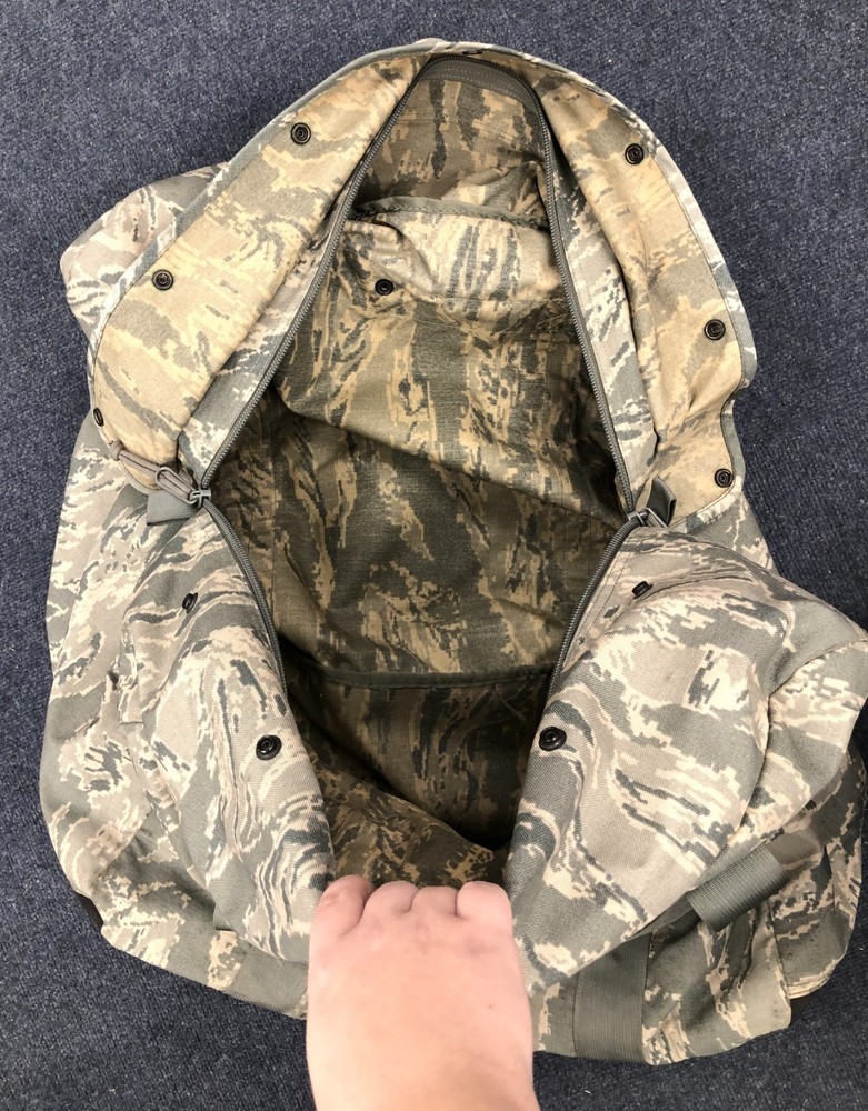 Force Protector Large ABU Camo Deployment Duffle Gear Bag Backpack. Large Pack