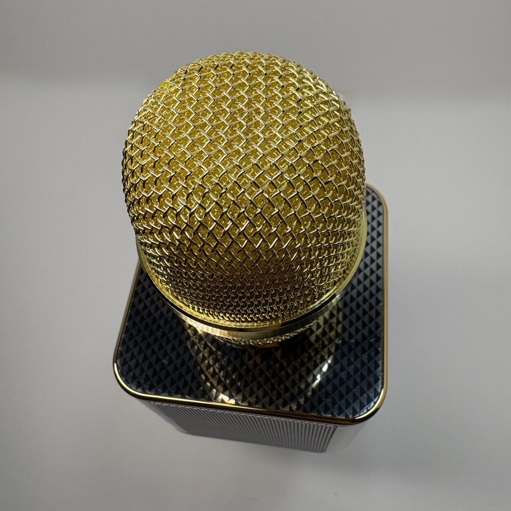 Tosing 04 Gold Portable Karaoke Microphone Bluetooth Speaker