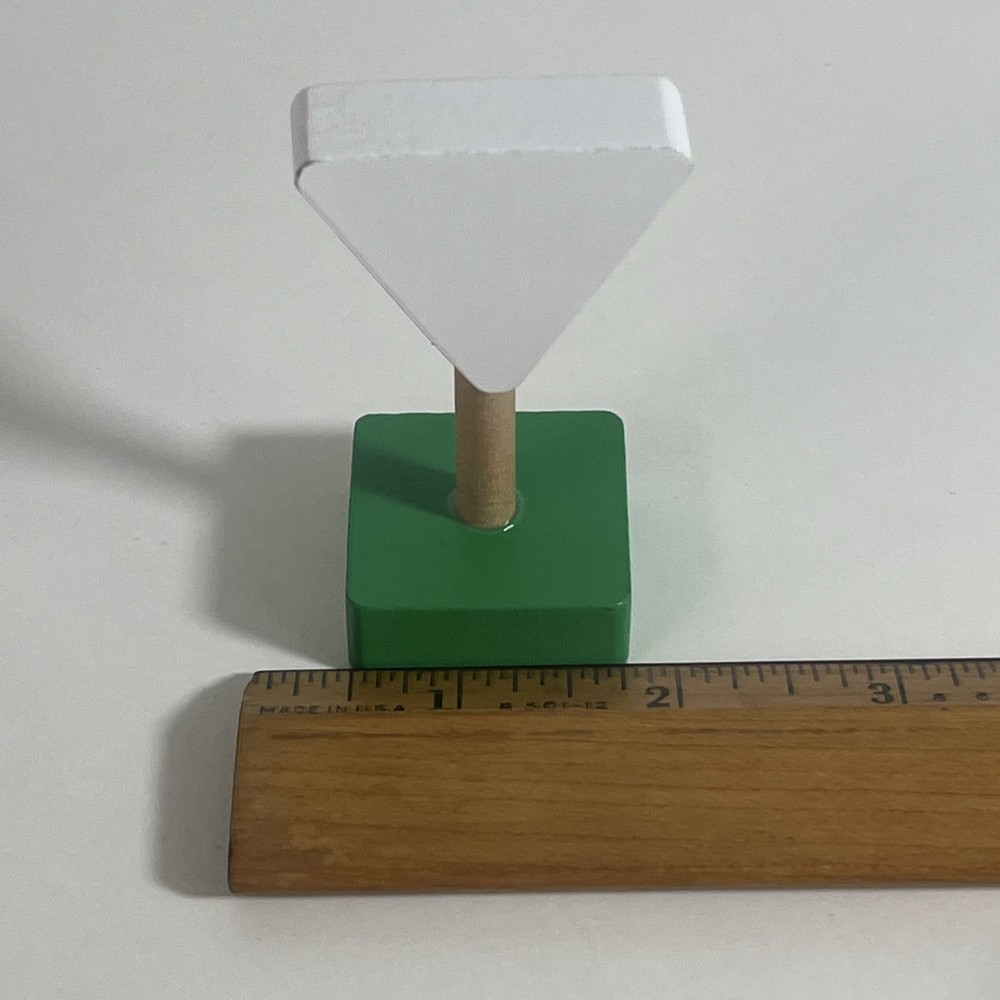 Scale Highway Yield Sign Toy