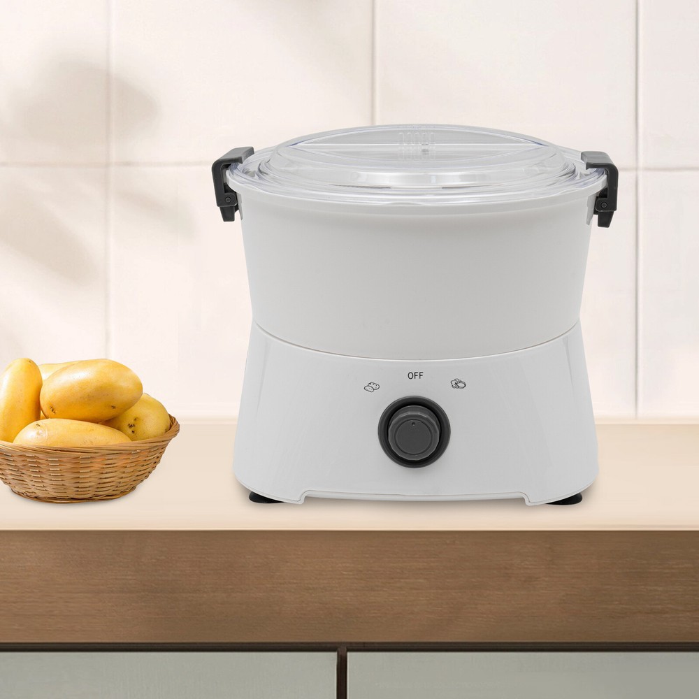 Electric Potato Peeler Tabletop Kitchen Automatic Peeler Spinner Peeling Machine