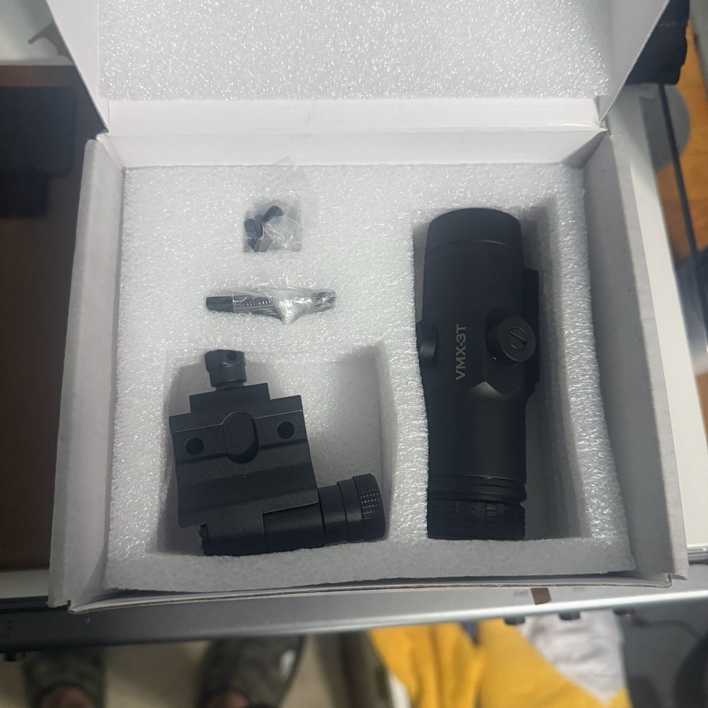 Vortex VMX-3T 3x Magnifier with Flip-Mount System Mounted Optic