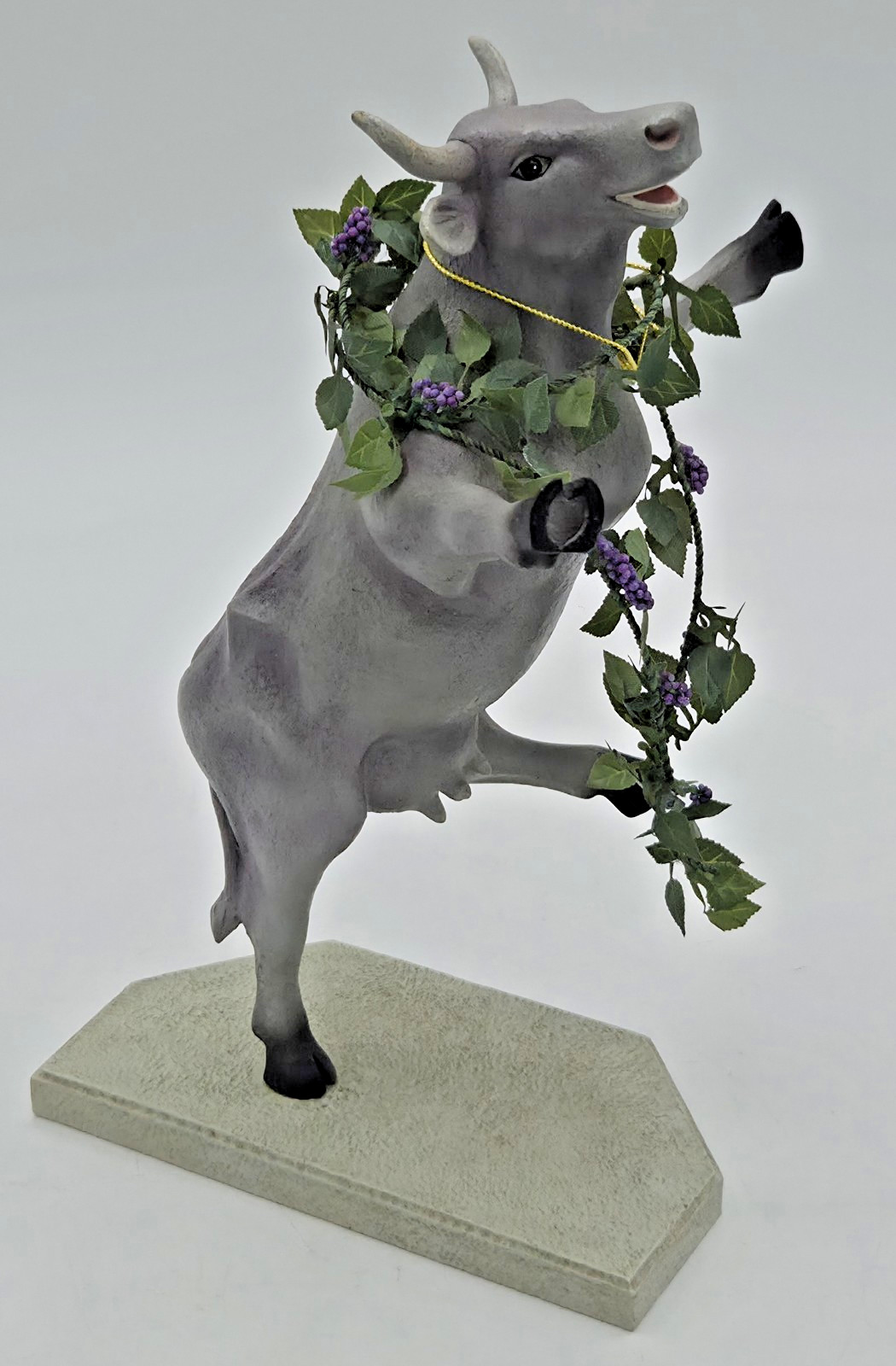 VTG Cow Parade Kudzudora Duncown 7293 LIMITED EDITION Statue Figurine FREE SHIP