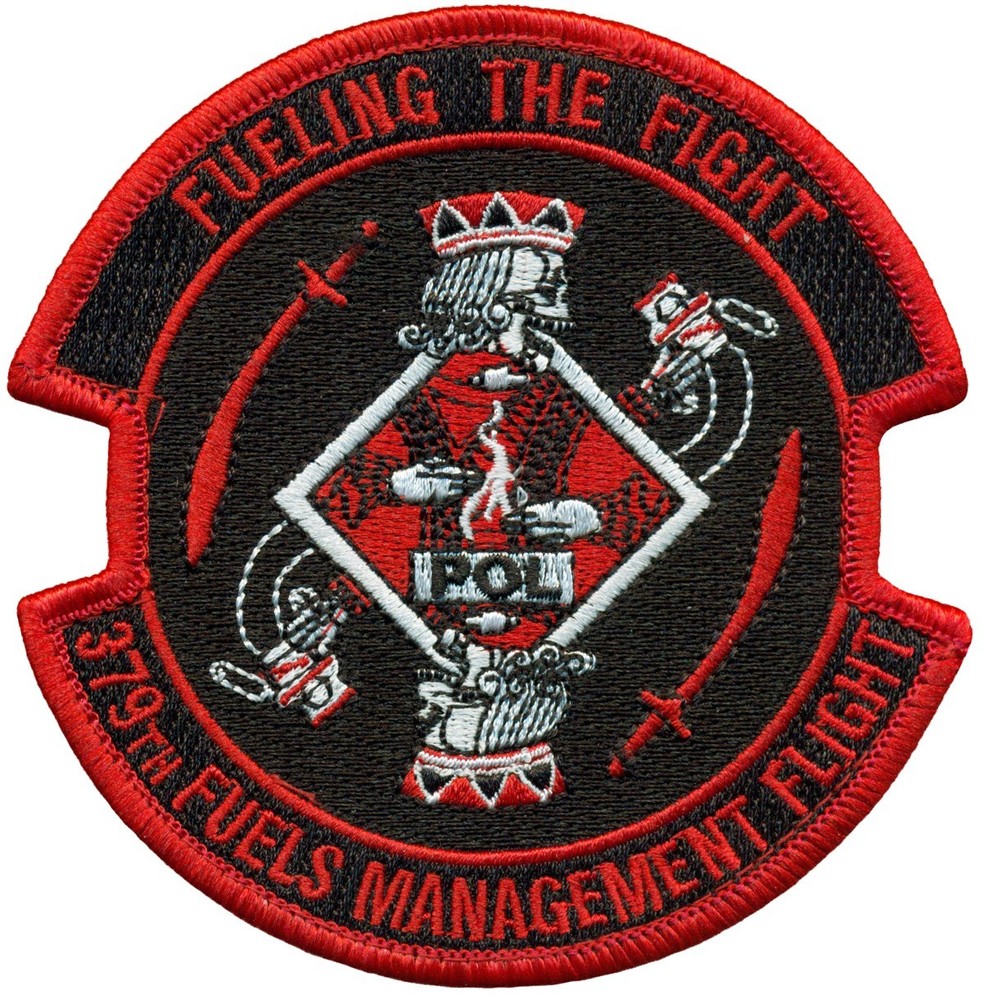 USAF 379th LOGISTICS READINESS SQUADRON FUELS MANAGEMENT FLIGHT PATCH