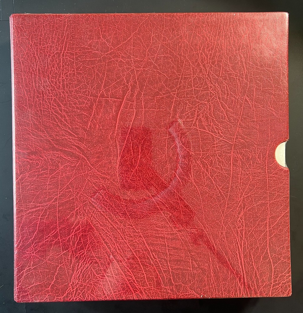 Lighthouse Red Slipcase for Album Binder ZAYIX