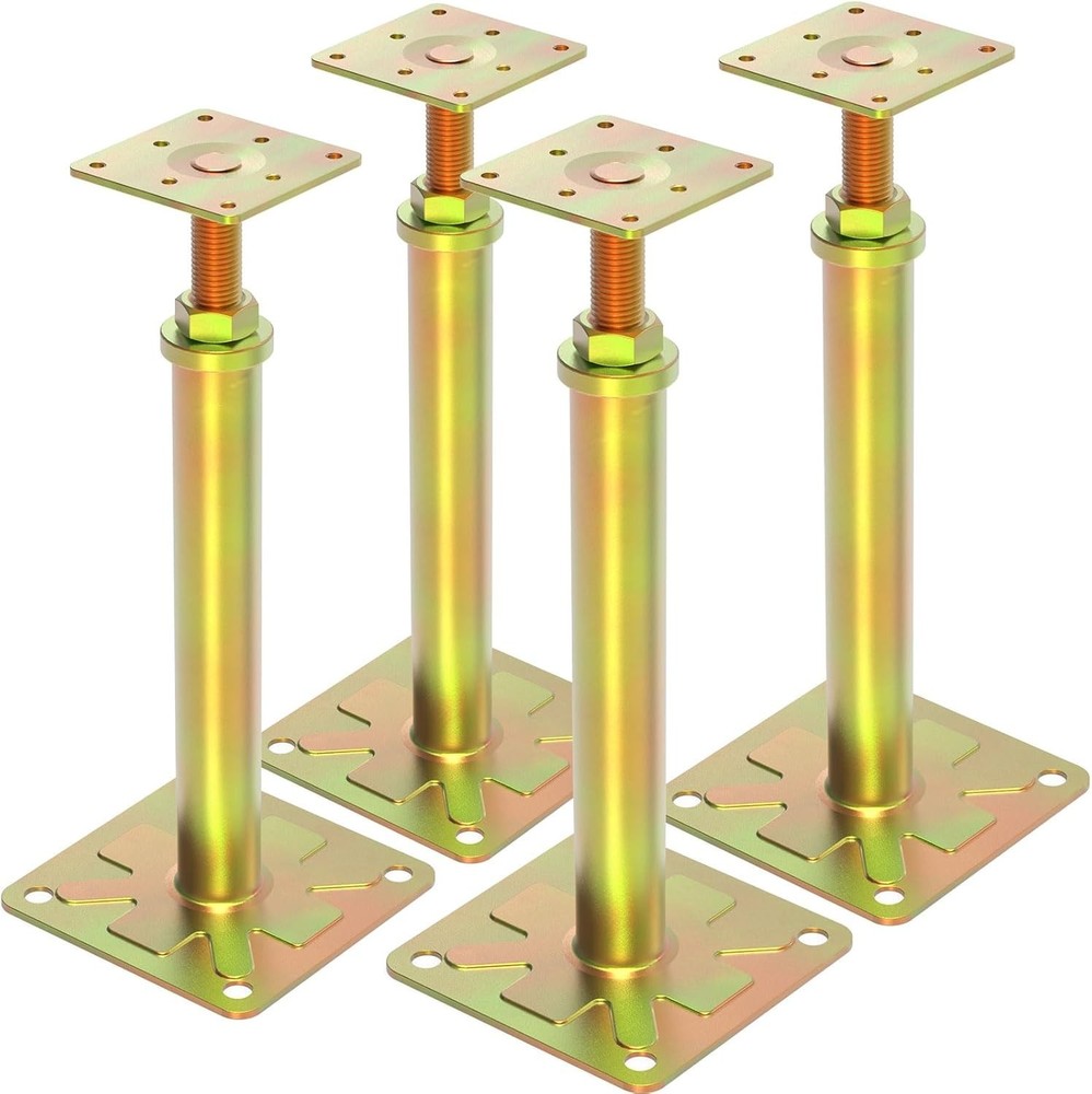 4 Pack House Jacks for Leveling Adjustable Floor Jack Post Floor Jack for House