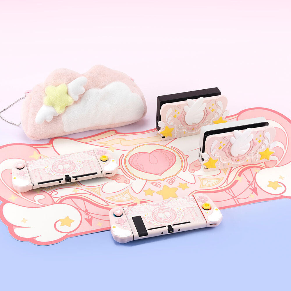 GeekShare Protective Case for Nintendo Switch/OLED and Joy Con Ergonomic Design