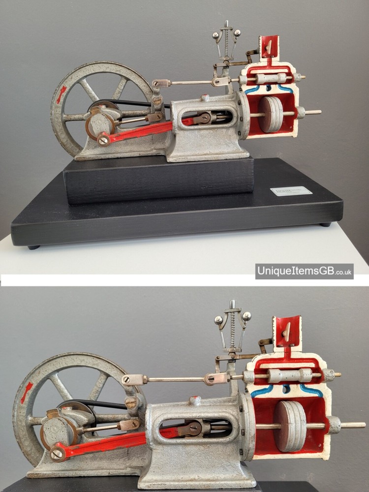 Original 1960's Steam Engine Model by HOHM Germany Education Model