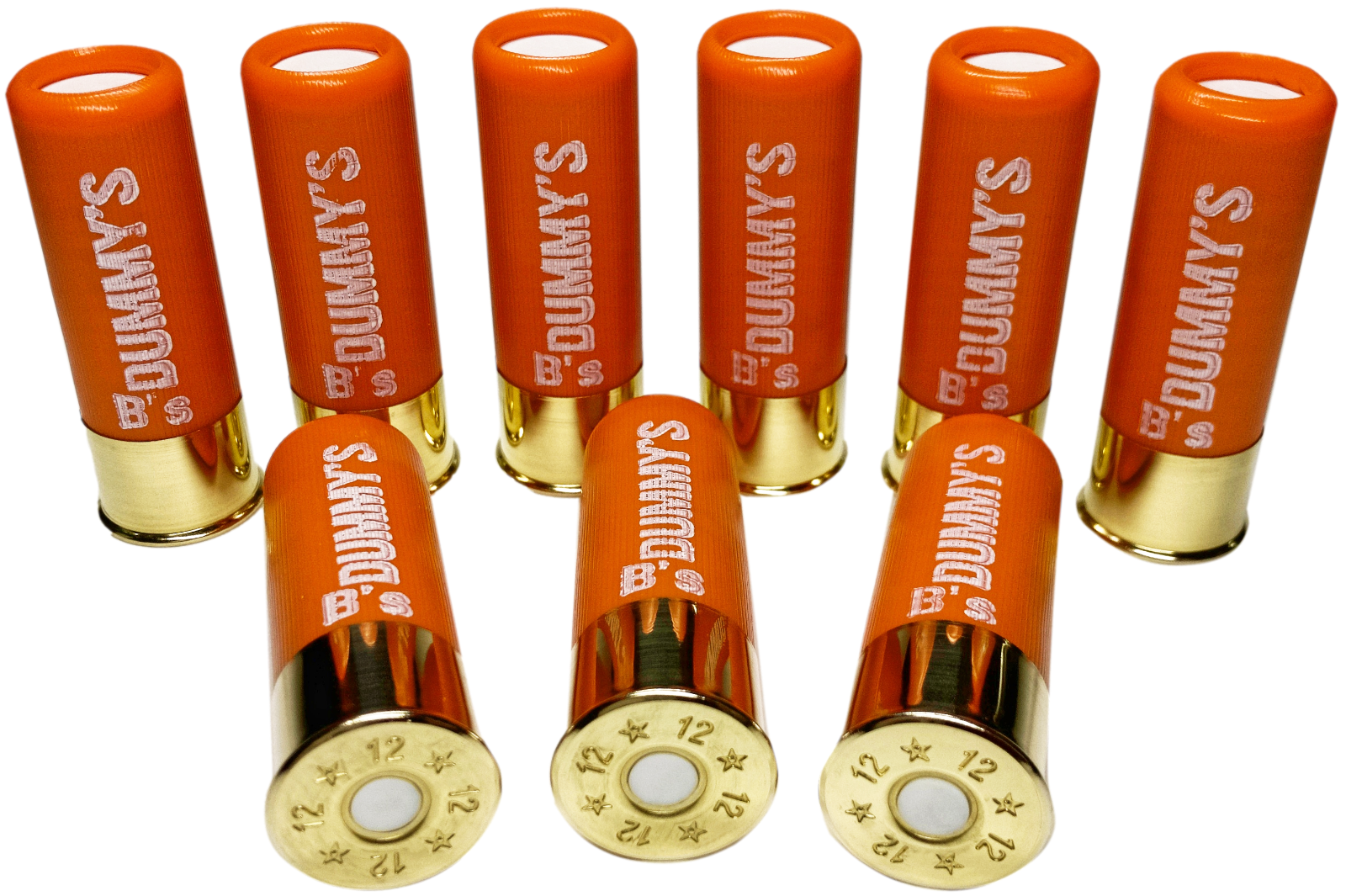 B's Dry Fire Snap Caps® 12 Gauge - Training Caps - 9 X Orange - 12 Ga