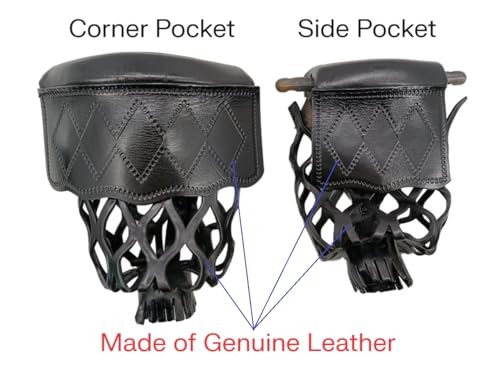 Pool Table Pockets, Leather Pool Table Pockets, Billiard Pockets, Made of