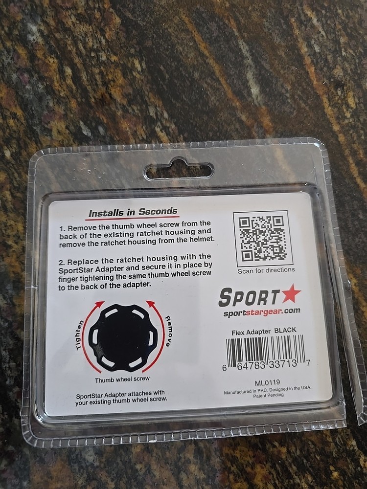 SportStar SpeedFlex Chinstrap Adapter Kit