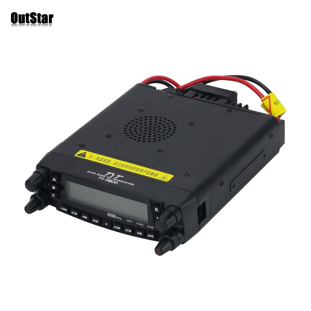 TYT TH-9800 PLUS 50W Quad Band Transceiver Mobile Radio with Programming Cable