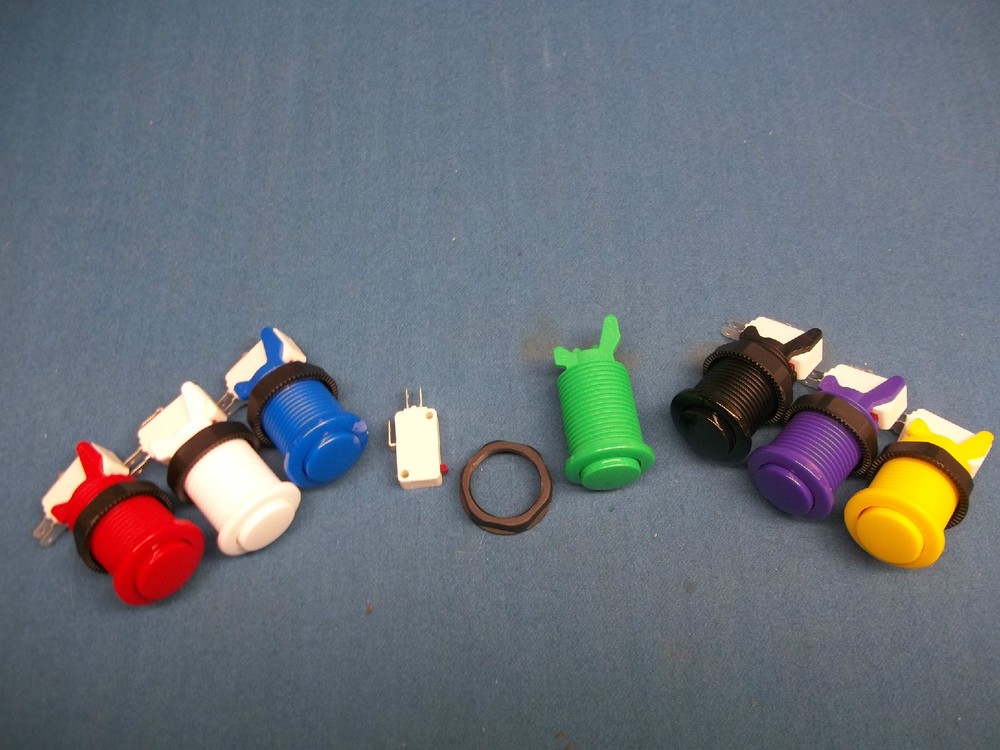 12 NEW HAPP Competition PUSH BUTTONS w /micro switch