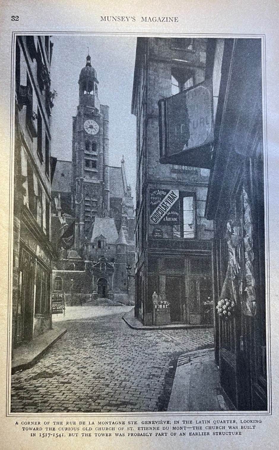 1921 Picturesque Paris France illustrated