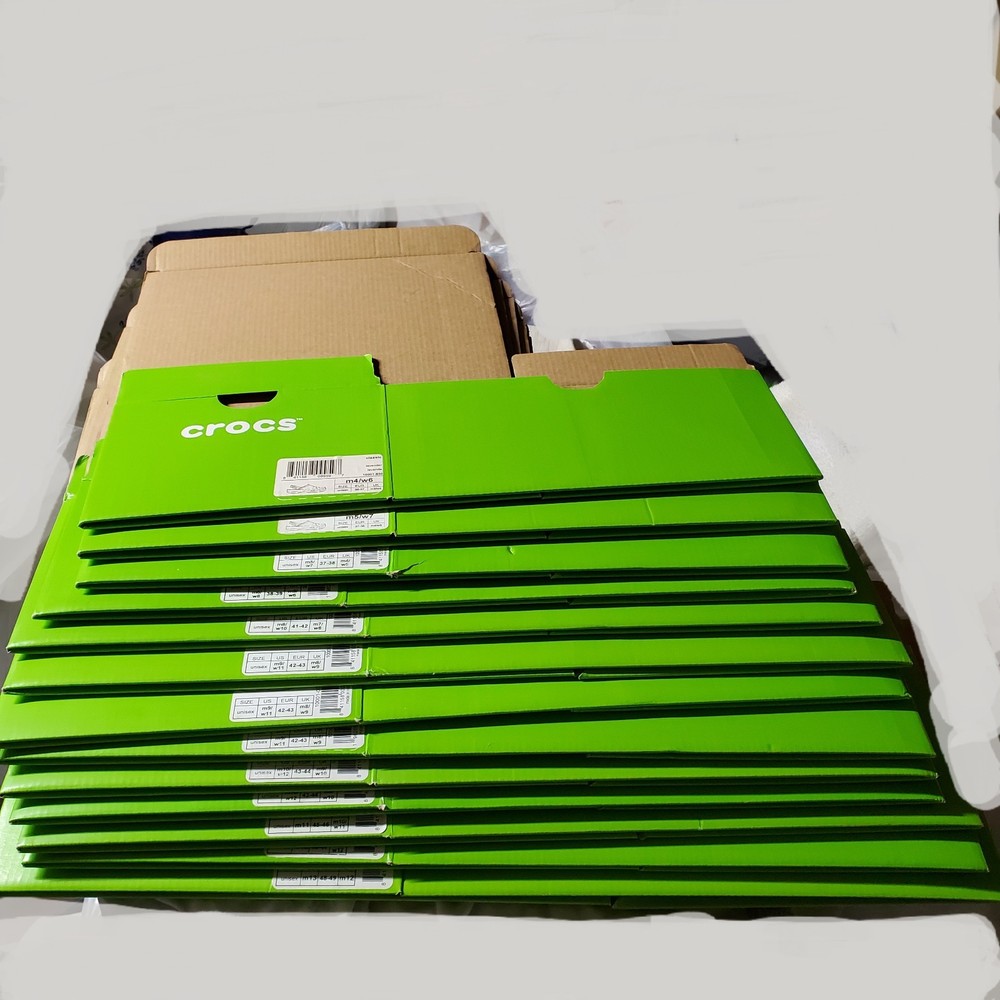 EMPTY Crocs Shoe Box Different Sizes Choose One In Menu