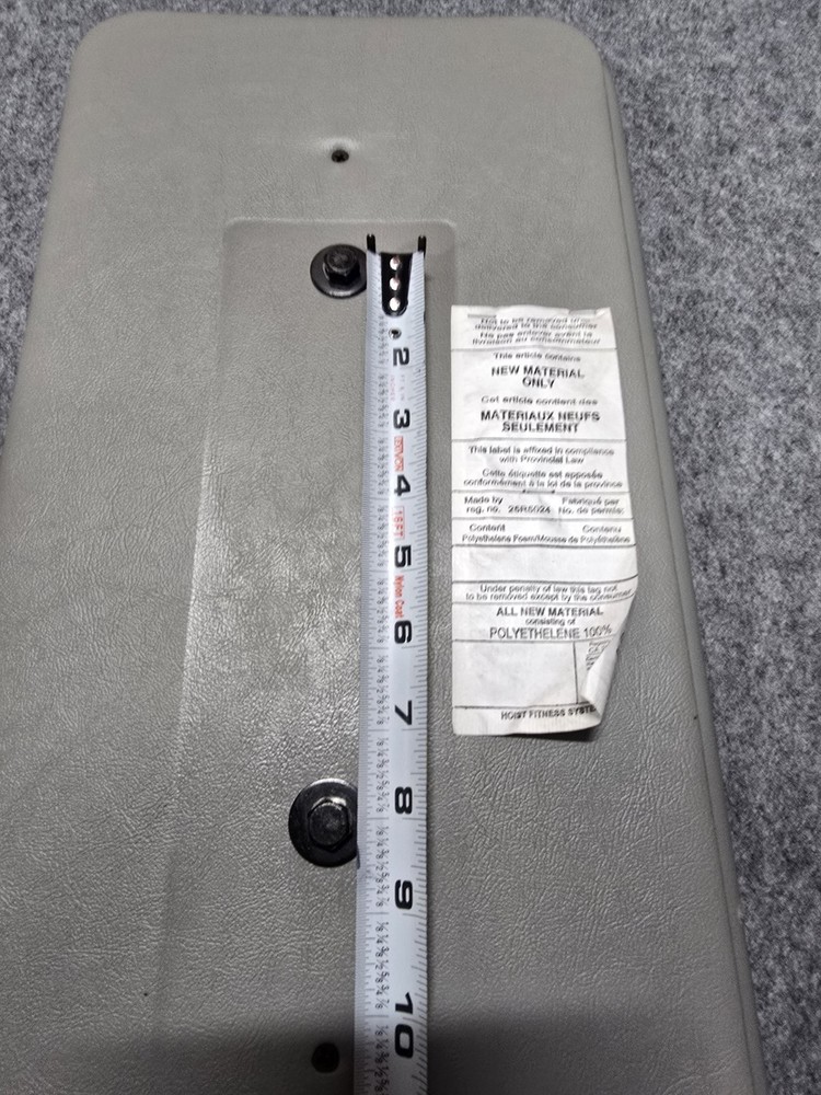 Hoist Home Gym Machine 19" Back Pad/ Padding replacement OEM - Mint Condition