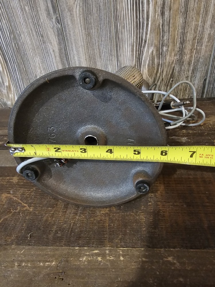 VINTAGE SHIELD M-102 PILL SHAPE CHROME MICROPHONE WITH STAND