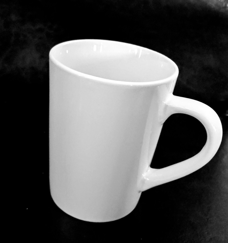 Plain full White Coffee Tea Mug 15oz. Blank White