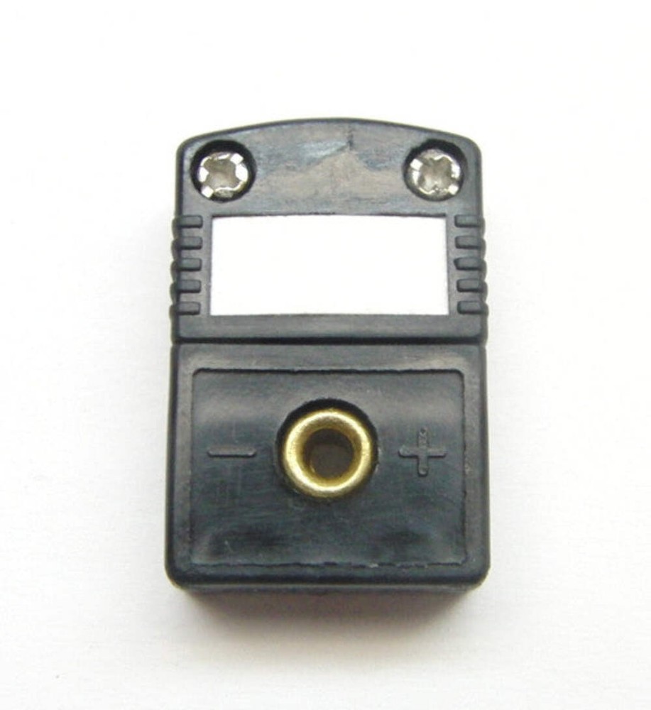 Thermocouple Connector, Type-J, Mini-Female, Flat Blade Socket, Deluxe