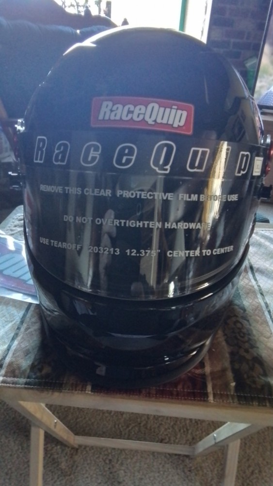 Racequip Pro25 Full Face Black Helmet