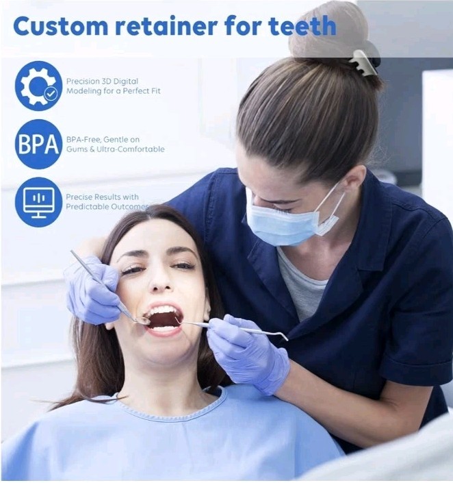 🦷 ⭐ Dental Impression Kit for Custom Retainers Upper & Lower Set