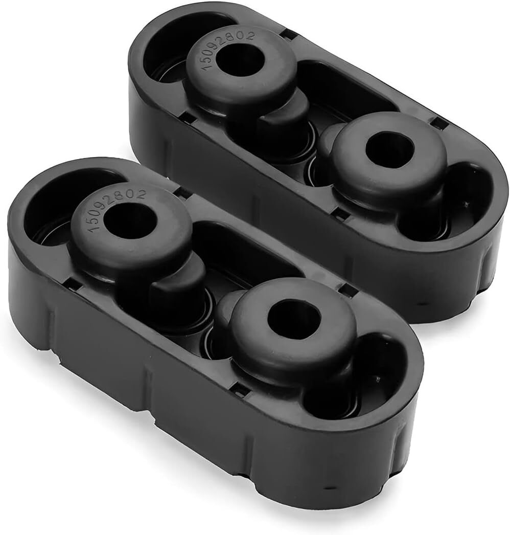 A Pair Fit GMC 99-17 Sierra 1500 2500 3500 Exhaust Hanger Insulator Mount Holder