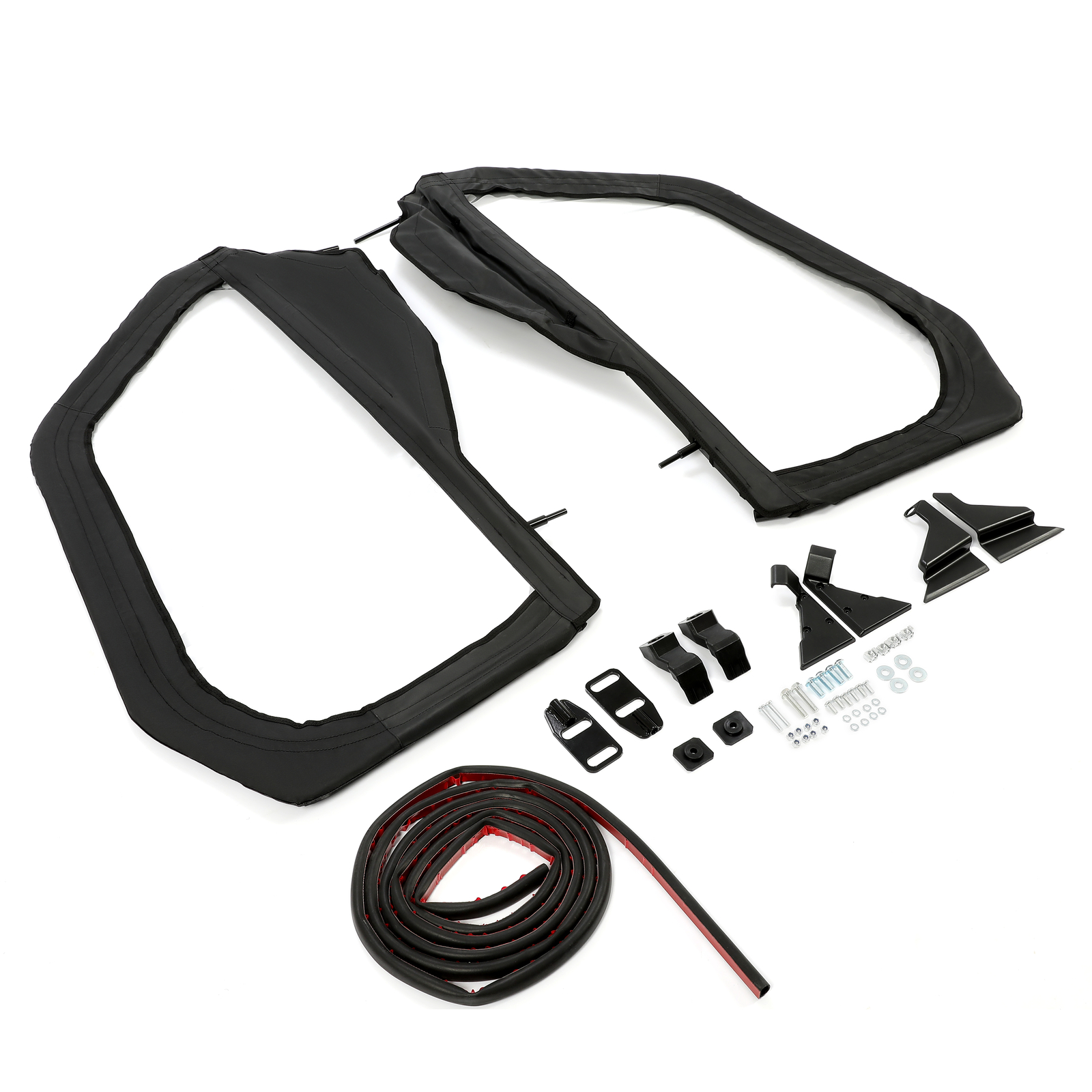 Durable Left+Right Door Kits Powder Coated For Polaris General Models Universal