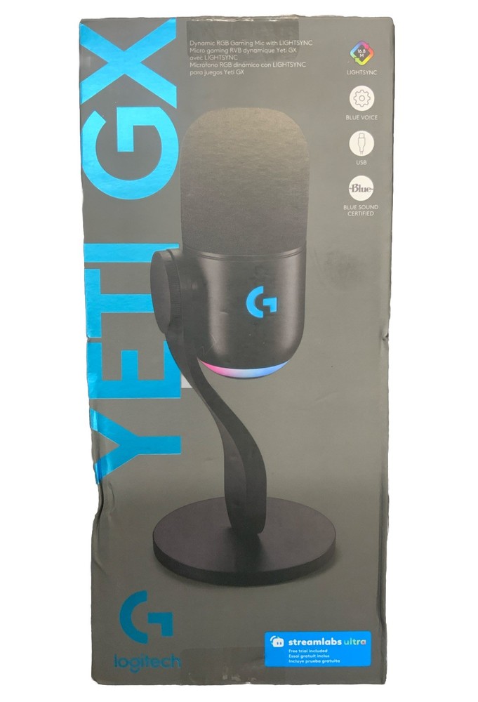 NEW Logitech - Yeti GX Supercardioid Dynamic Gaming Microphone with LIGHTSYNC