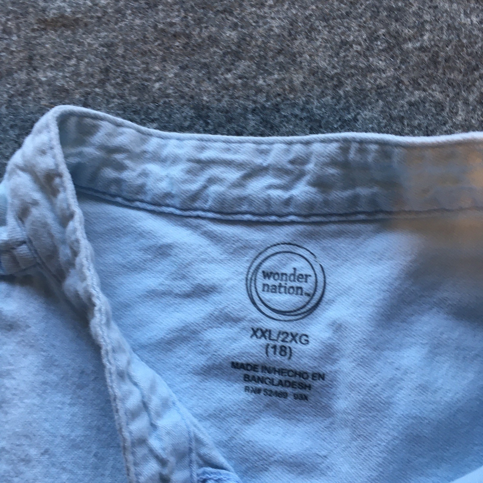 Boys Size 18/20 Clothing Lot 3-Piece Summer Denim Preppy