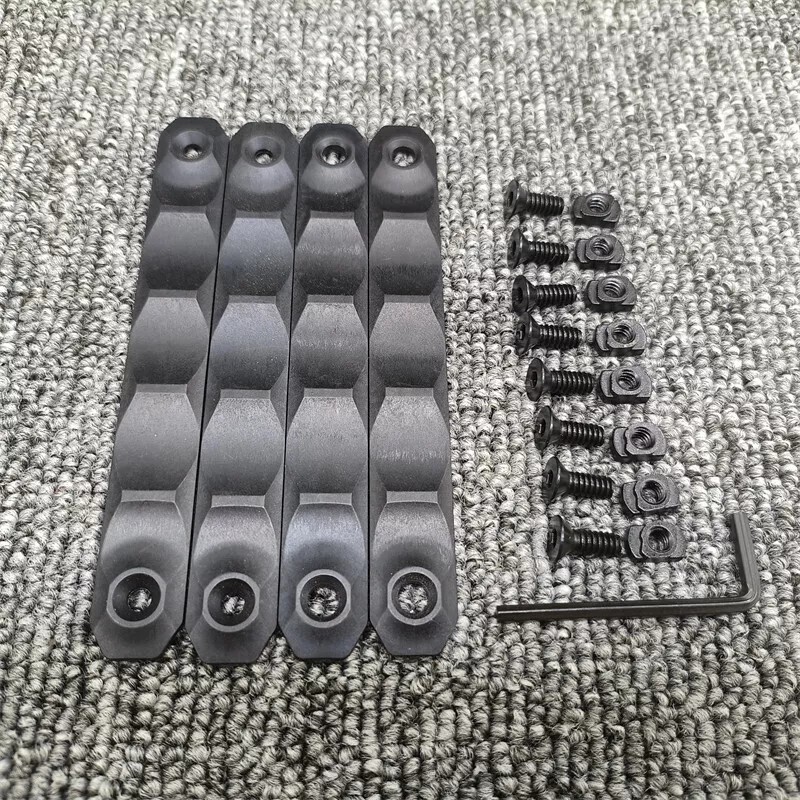 4Pcs/lot MLOK Rail Hand Protection M-lok Rail Cover Panel for M-lok System 120mm