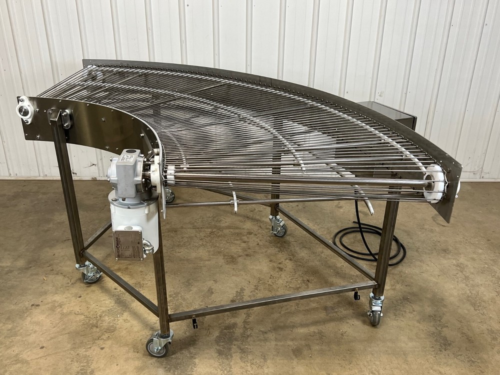 90 Degree Conveyor - RH - 36"W - SS Wire Rod