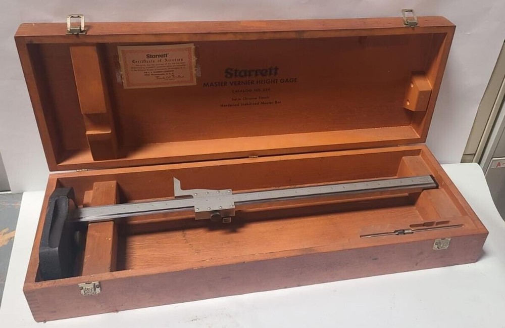 Starett Master Vernier Height Gage 254