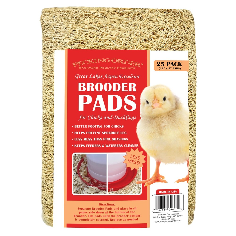 Chick Brooder Pads  25 Pack for Easy Clean and Comfort