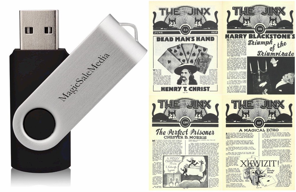 The Jinx Annemann Magazine Conjuring Magic (1934-1941) - 160 Old Issues on USB