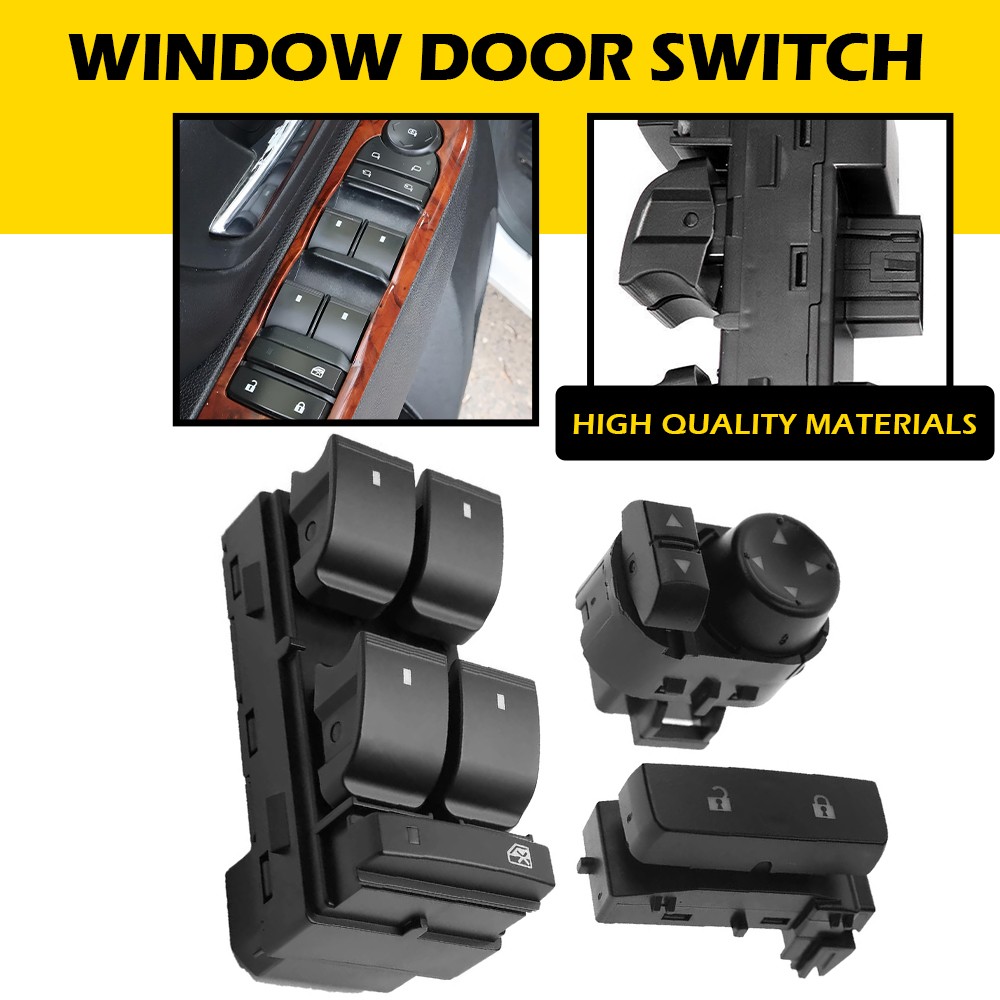 Window Control Switch Mirror Door Lock Driver For 2007-2013 Chevy Silverado 1500