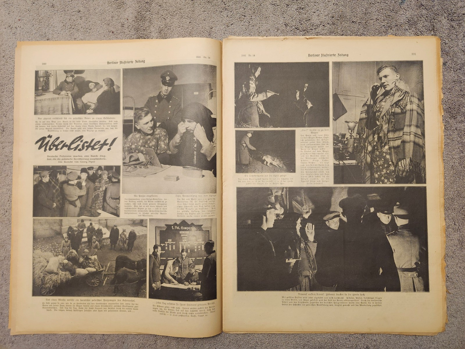 WW2 Germany. Berliner Illustrierte Zeitung" # 14, April 3, 1941