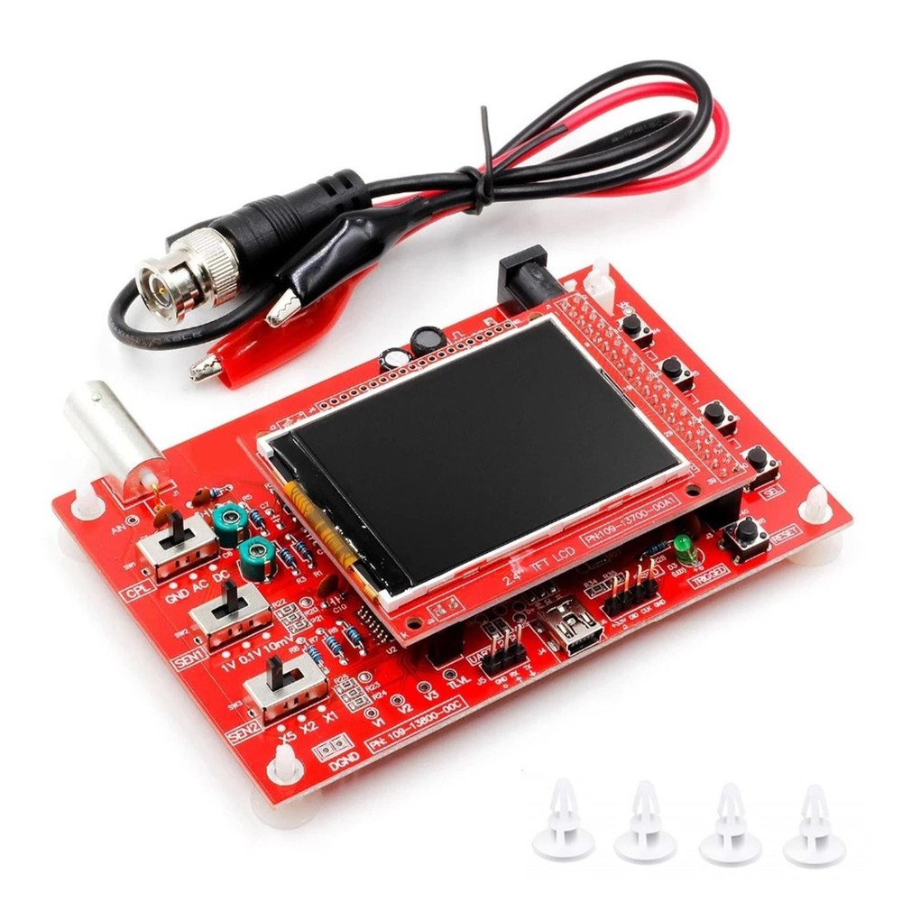 New DC 9V 12Bit DSO138 2.4" TFT Digital Oscilloscope Kit Assembled DIY Module
