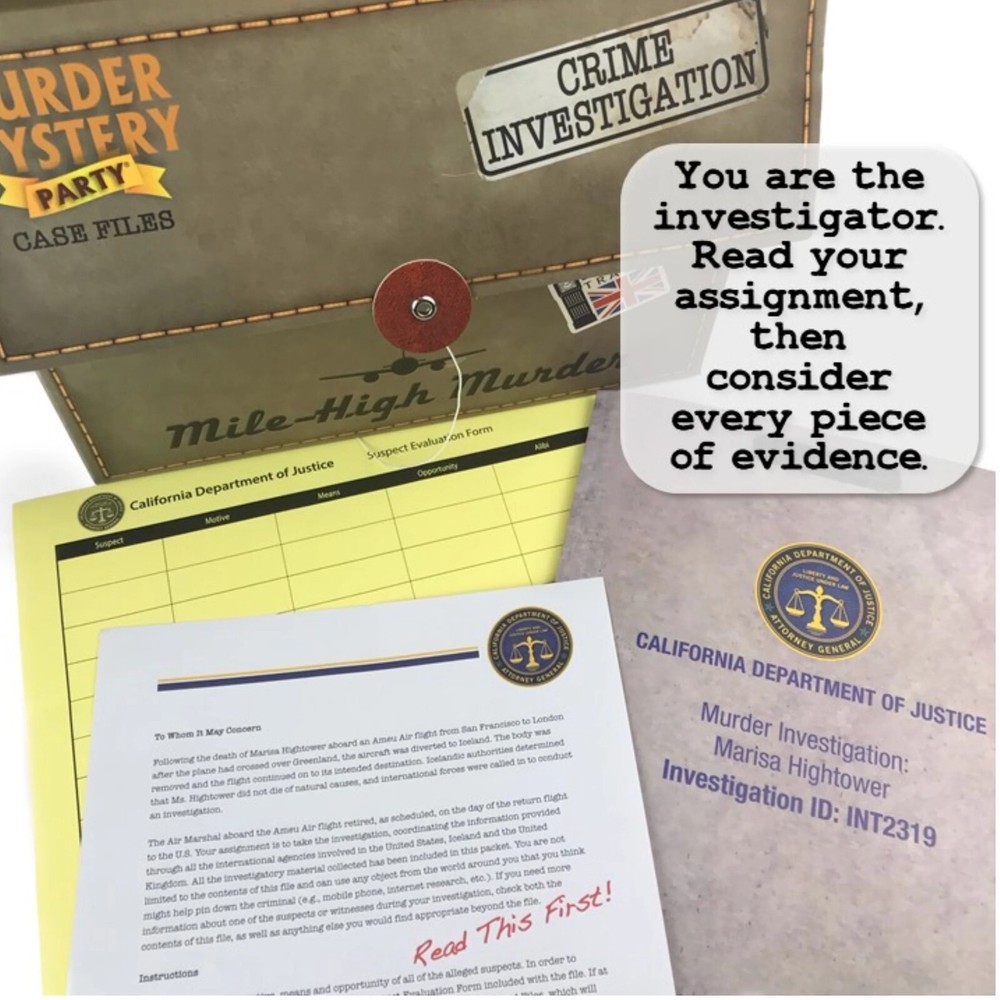 Detective Stories - Mile-High Murder - Case Files - Solve the case!