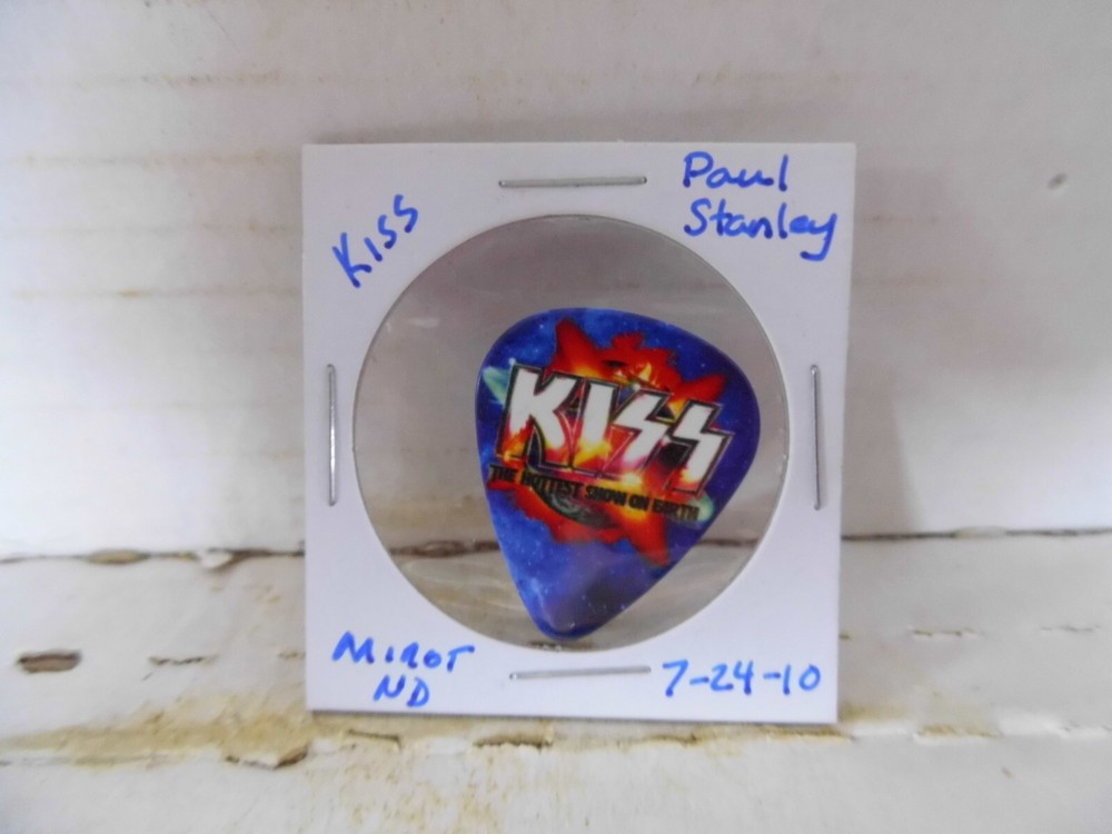 KISS "PAUL STANLEY" 7/24/10 GUITAR PICK~READ DESCRIPTION #13~7
