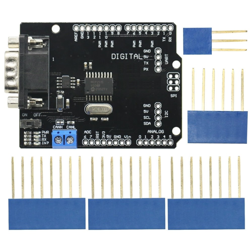 DIY KIT MCP2515 CAN Bus Shield, EF02037, Controller, Module, Arduino, High Speed