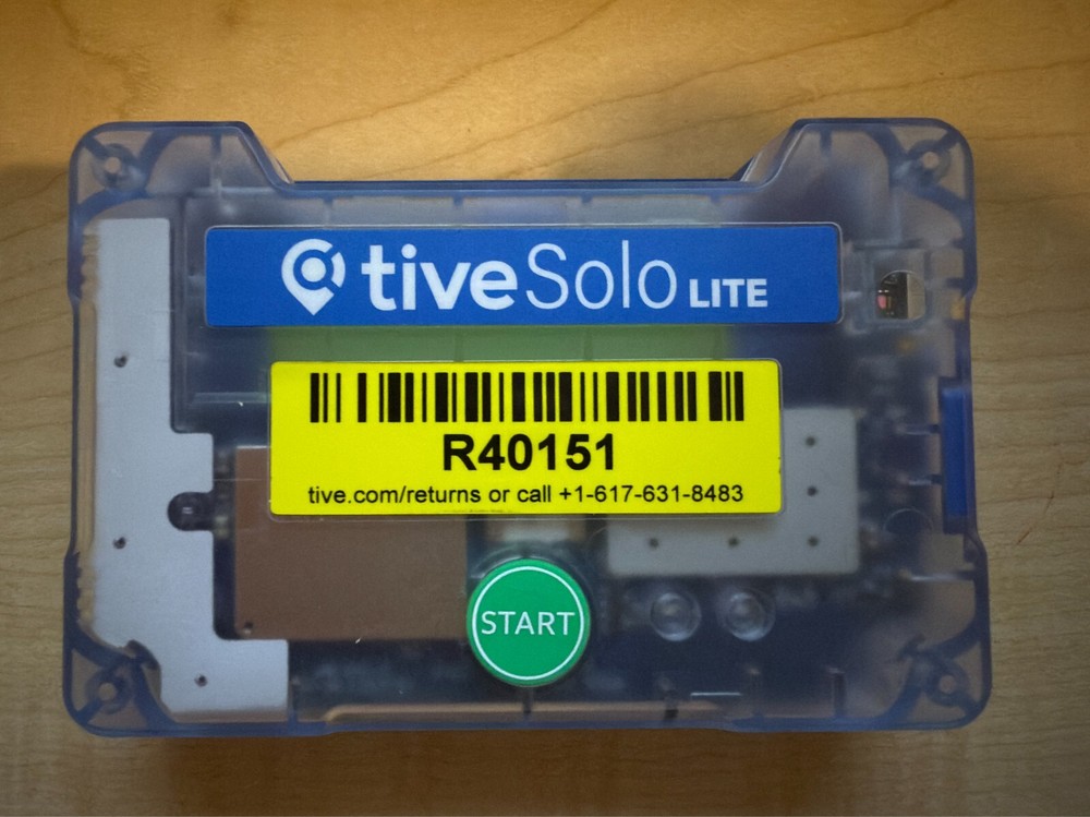 Tive Solo Lite Temperature Data Logger – Model TT-8100