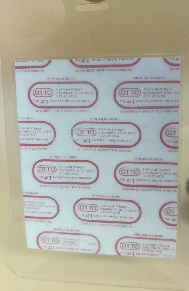 ADAM ANT 1985 VIVE LE ROCK TOUR Laminated Backstage Pass